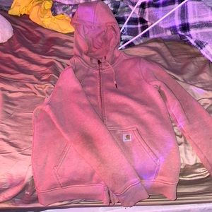 Pinkish,coral carhartt jacket!